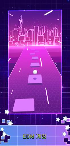 Tiles Hop Ball - Neon EDM Rush screenshot 1