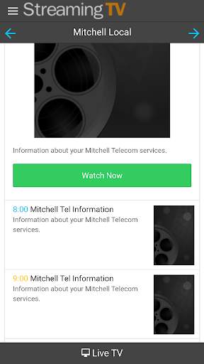 Streaming TV screenshot 2