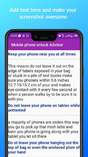 MOBILE UNLOCK ADVISOR 2021 screenshot 4