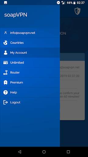 soapVPN screenshot 2