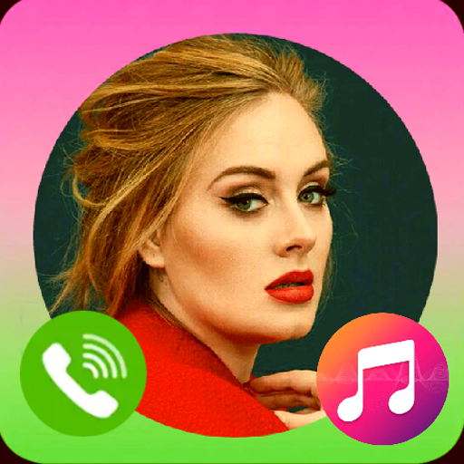 Adelle call: Fake video call, song and wallpaper icon