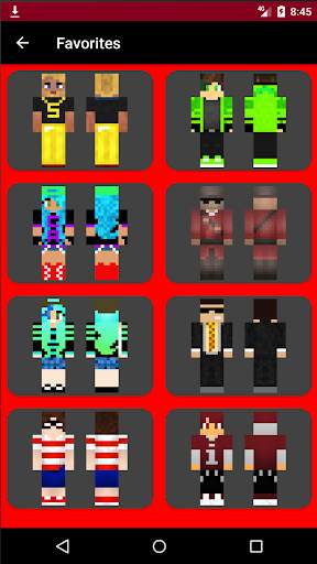 Youtubers skins screenshot 1