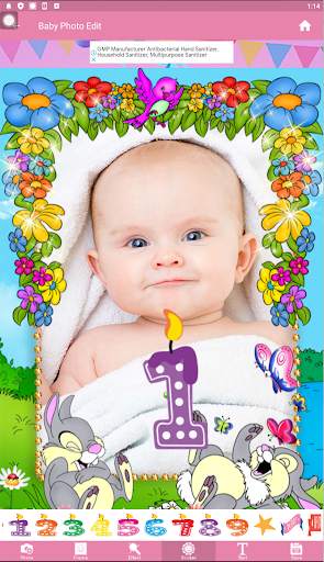 Newborn Baby Greeting Cards Maker screenshot 6