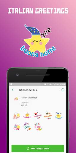 WAStickerApps - Greetings (Multi Language) screenshot 4
