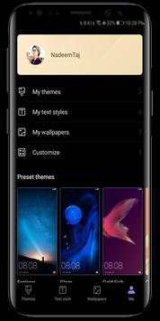 Galaxy S10 Dark theme for Huawei screenshot 6