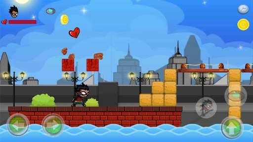 Robine - Boy Teen Superhero Game Adventure Run screenshot 1