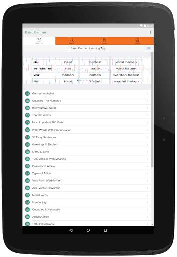 Basic German Language Learning App For Beginners screenshot 10