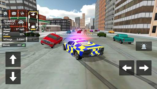 City Police Car Driving Chase screenshot 1