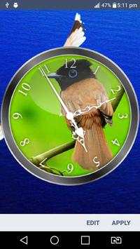 Bird Clock Live Wallpaper screenshot 3