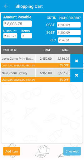 Selfie Shoppe : Self-checkout shopping, billing screenshot 4