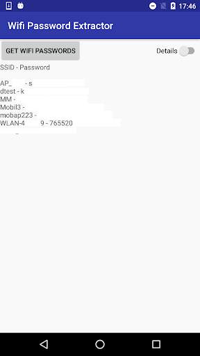 Wifi Password Extractor [root] screenshot 4