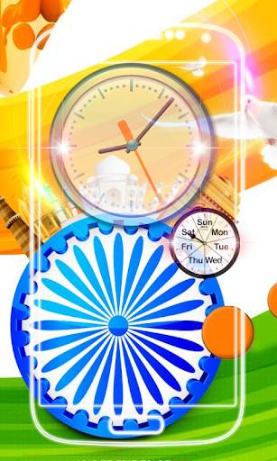 Indian Clock Live Wallpaper screenshot 8