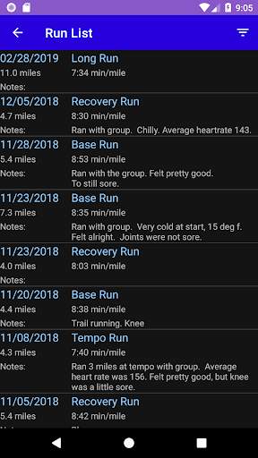 Log My Run screenshot 6