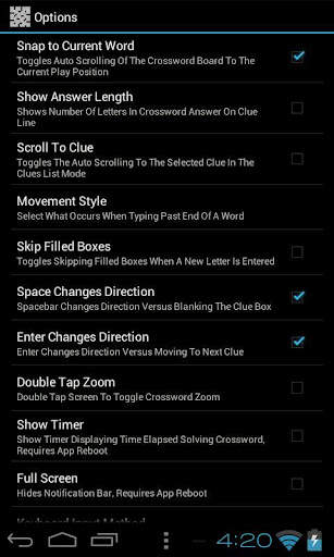 Daily Newspaper Crossword Puzzles screenshot 7