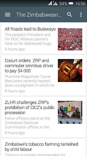 Zimbabwe Newspaper App screenshot 3