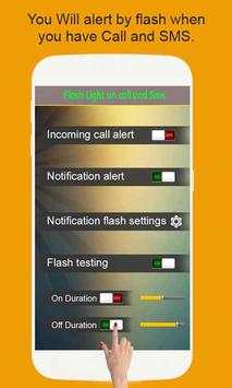 Flash Light On Call And SMS screenshot 2