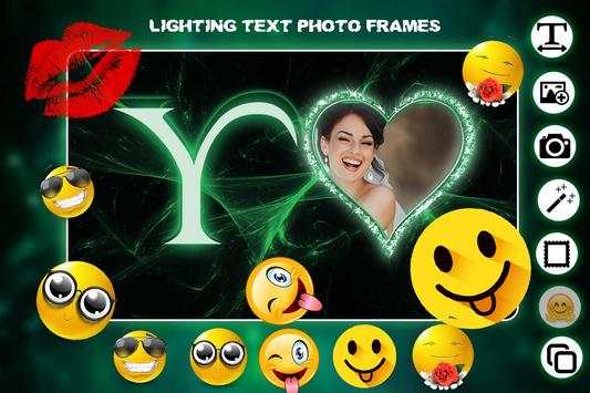 Lighting Text Photo Frame screenshot 6