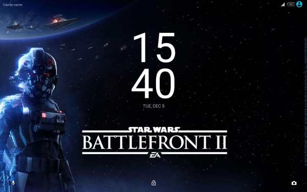 XPERIA™ STAR WARS Battlefront II Theme screenshot 3