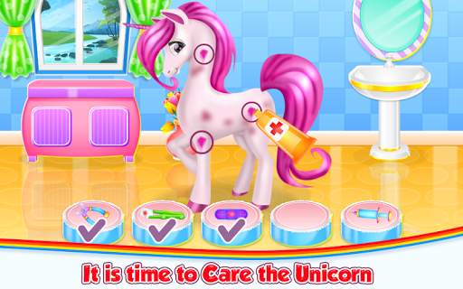 Colorful Unicorn Caring screenshot 5