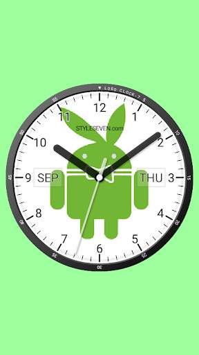 Logo Analog Clock Live Wallpaper-7 screenshot 4