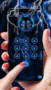 3D Thunder Wolf Lockscreen Theme screenshot 3