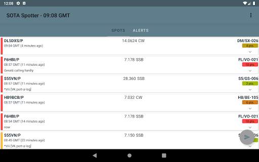 SOTA Spotter screenshot 13