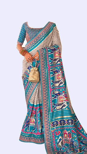 Women Saree Photo Suit screenshot 1