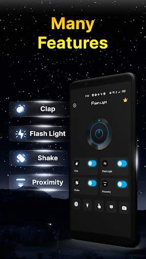 Flashlight - Torch Light & Led screenshot 2