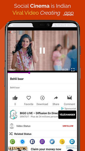 Social Cinema : Indian Social Cinema Video app screenshot 5