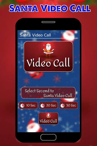 Video Call Santa - Simulated Video Call from Santa screenshot 1