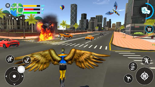 Wing Superhero Shooting Games screenshot 2