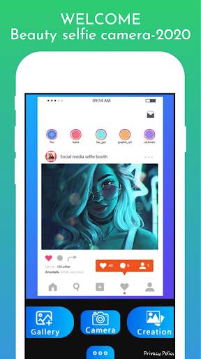 beauty selfie camera-2020 screenshot 1