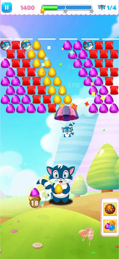 Candy Cat Rescue Bubble Shooter screenshot 2