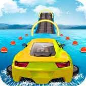 Water Surfing Car Stunts icon