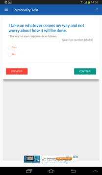 Personality Test Development скриншот 11