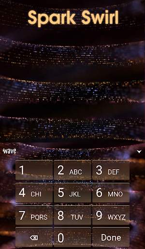 Spark Swirl Animated Keyboard screenshot 5