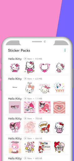 My Melody Stickers For WA screenshot 4