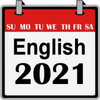 English Calendar Holiday 2021 on 9Apps