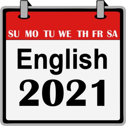 English Calendar Holiday 2021 10.0.0