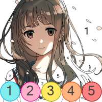 Anime Girl Paint By Number on 9Apps