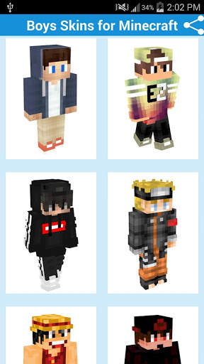 Boys Skins for Minecraft screenshot 1