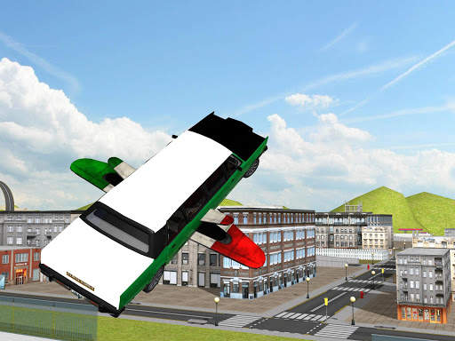 Flying Limo Car Driving Fever screenshot 18