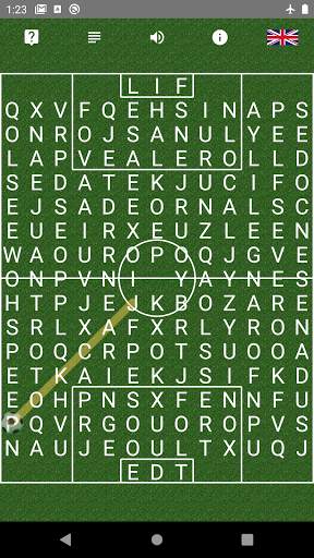 Words search: Verbal Football screenshot 2