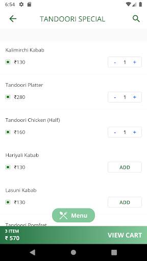 Garden Restaurant Online Ordering App screenshot 3