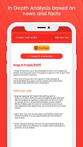 Dream Team 11 - Cricket & Football Predictions App screenshot 4