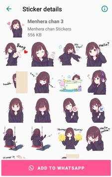 Menhera chan Stickers screenshot 5