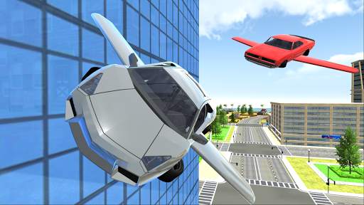 Flying Car City 3D स्क्रीनशॉट 1