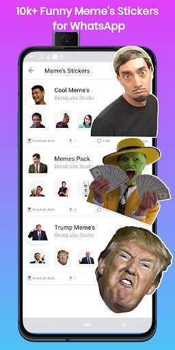 New Comedy Stickers For WhatsApp - WAStickerApps screenshot 5