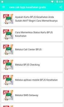 Cara Cek Bpjs Kesehatan Gratis screenshot 2