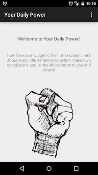 Your Daily Power - Widget screenshot 1